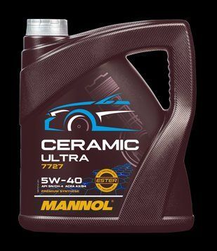 MANNOL Ceramic Ultra 5W-40 7727 5л Масло моторне синтетика Mannol API SN/CH-4 А3/В4 7727 фото
