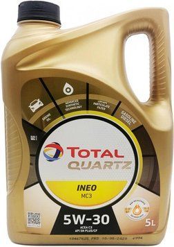 ОЛІЯ МОТОРНА TOTAL QUARTZ INEO MC3 5W-30 5 л синтетичне 902906710 фото