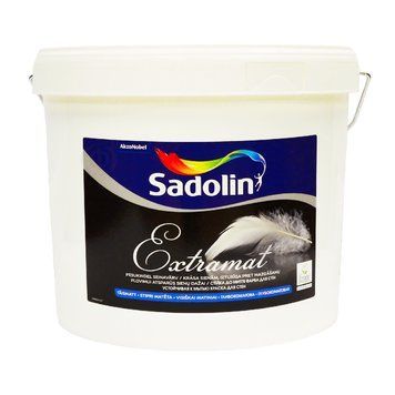 Акрилова фарба Sadolin Extramat для стін і стелі біла BW 2.5 л 1375308983 фото