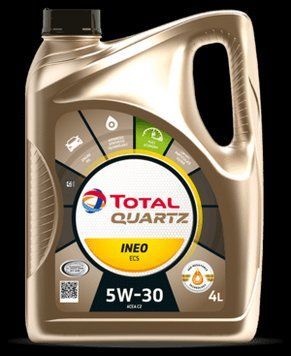 ОЛІЯ МОТОРНА TOTAL QUARTZ INEO ECS 5W-30 4 л синтетичне FUEL ECONOMY 1311391700 фото