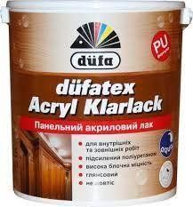 Аквалак панельний матовий 2.5 л d&uuml;fatex Acryl Klarlack Ultra Matt 1661209980 фото