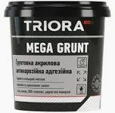 Ґрунтовка антикорозійна TRIORA Mega Grunt 0,9кг акрилова адгезійна 17 сіра грунтовка 2734252018 фото