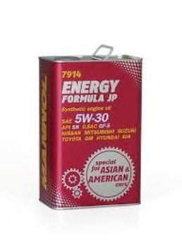 ENERGI Formula JP 5W/30/1 л олива моторна синтетична Mannol API SN/CF метал 7914 7914 фото