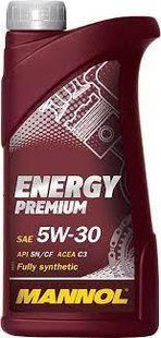 ENERGI PREMIUM SAE 5W/30/1 л Mannol API SN/CF олива моторна синтетична Mannol 7908 7908 фото