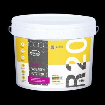 Акрилова штукатурка короїд ЕЛЬФ Acryl-Fassadenputz R20 TR 25кг 2,0мм для зовнішніх та внутрішніх робіт 2576047081 фото