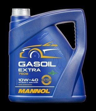 GASOIL Extra SAE10W/40 4 л Олива моторна напівсинтетична Mannol API SL/CН-4 7508 7508 фото